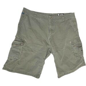 Kuhl Mens Cargo Shorts Size 40 Green Brown Born in the Mountains